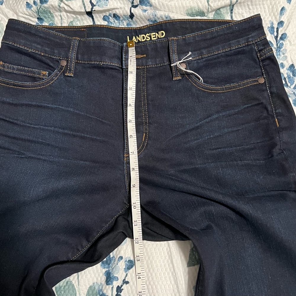 Pre-loved Land'sEnd  women's jeans 👖 size 10 - Picture 3 of 6